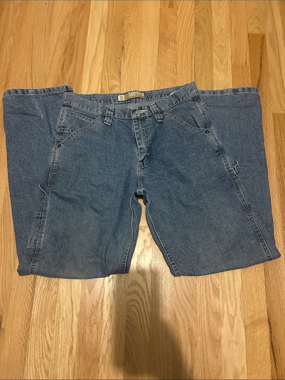 Lee Men's Relaxed Carpenter Jeans in Blue